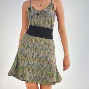 NWOT #6855 & #6735 CAbi Together Reversible Skirt & Top Set Medium